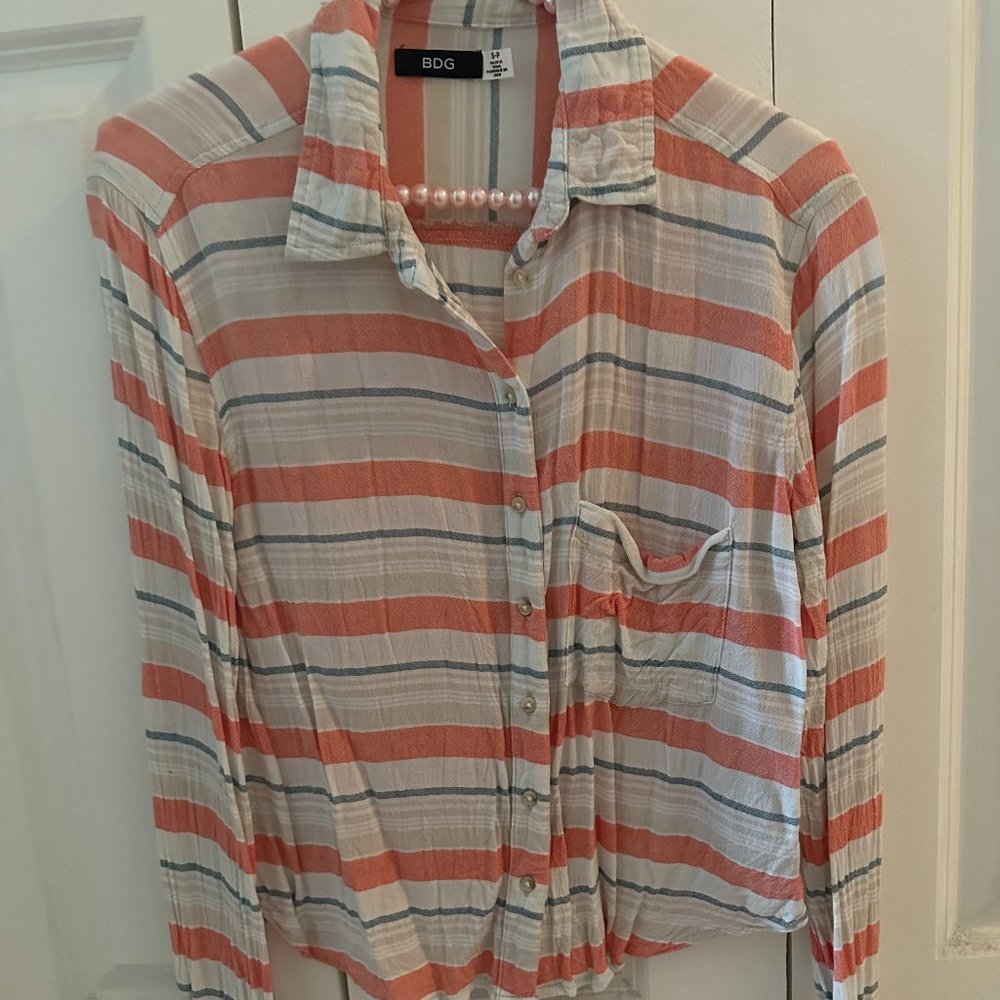 BDG Striped L/S Top